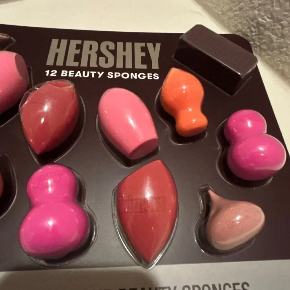 Hersheys Beauty Blending Makeup Sponges 12 PC Giftable Colorful Cosmetic NEW